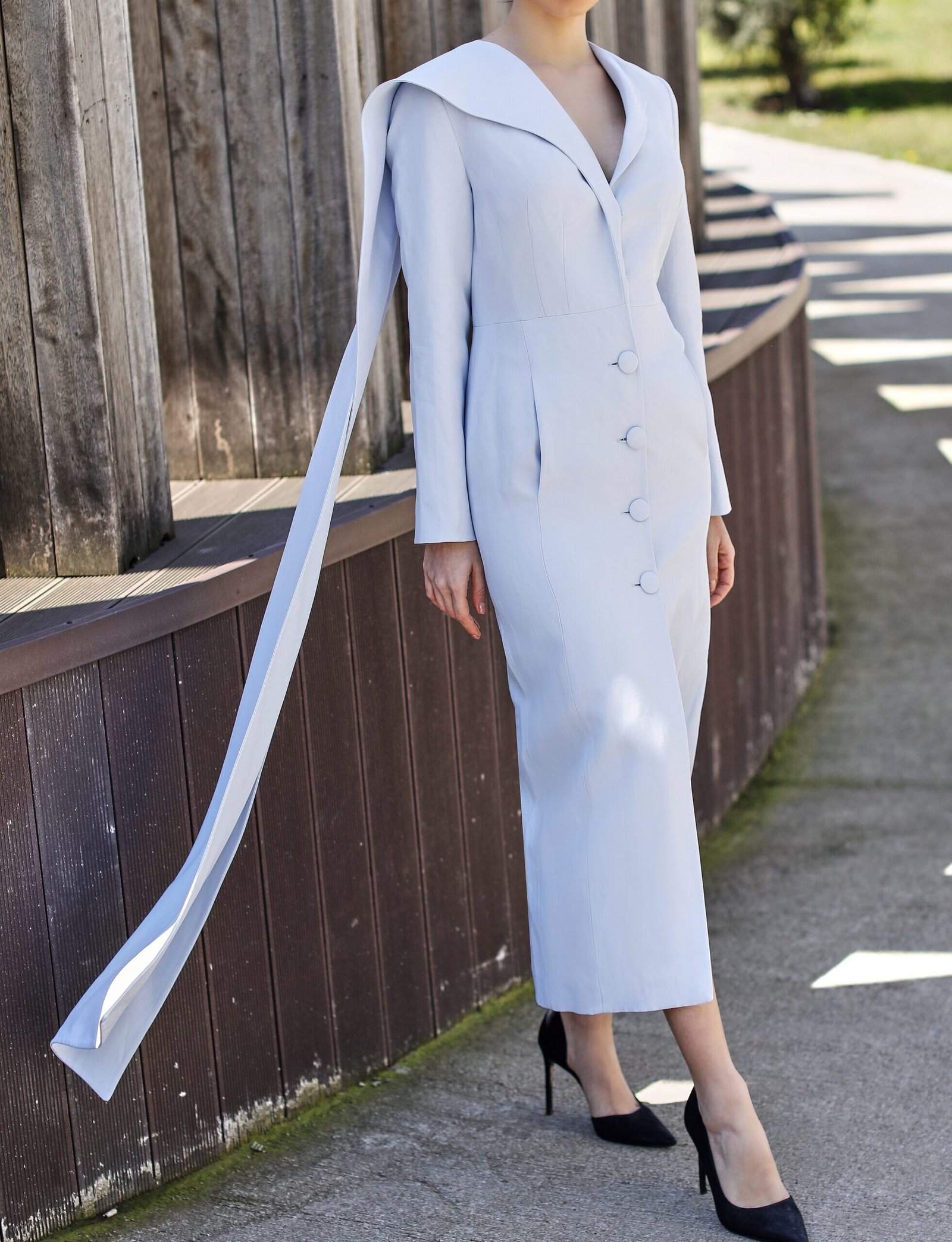 WANG SUIT long blue