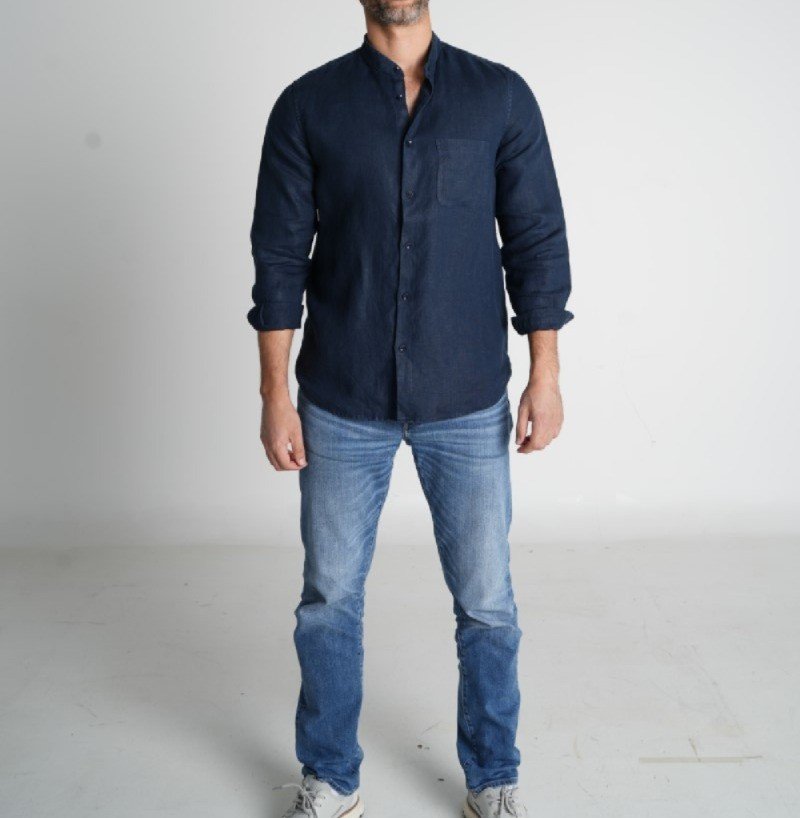 Harbor Linen Mandarin Shirt