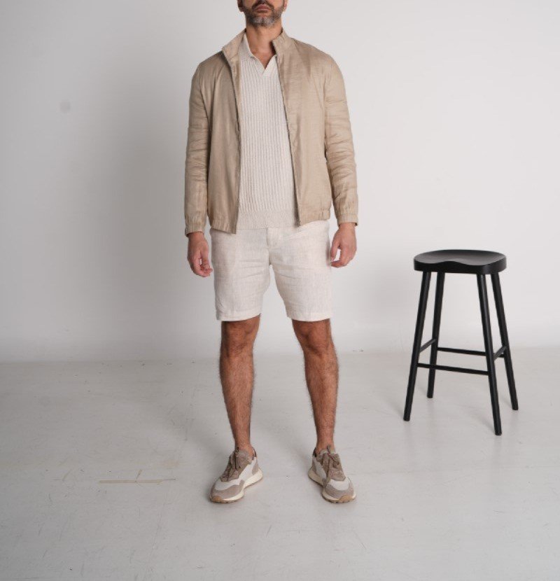 Coastline Linen Bomber
